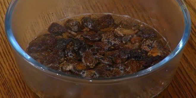 Рецепт рисовой каши со сморчками и зеленым горошком