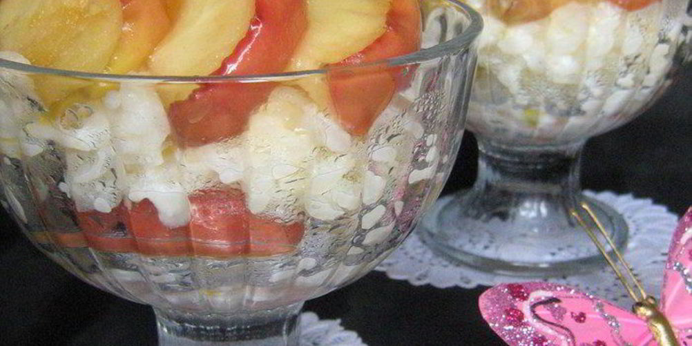 Как приготовить сливочную рисовую кашу с яблоками