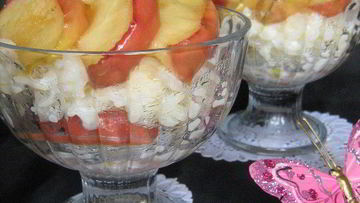 Рецепт Сливочной рисовой каши с яблоками