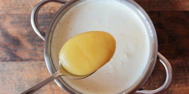 Рецепт сливочной каши с корицей и хрустящими отрубями