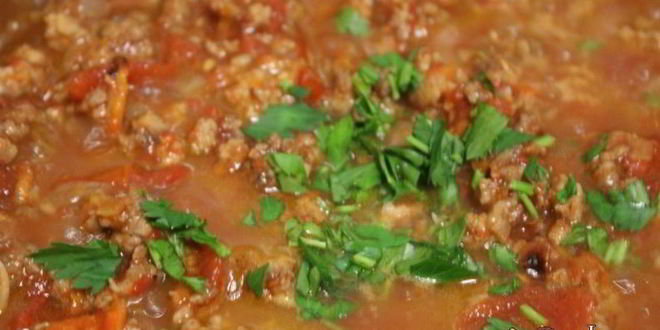 Рецепт ячневой каши с мясным соусом