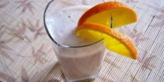 Рецепт бананова-апельсинового коктейль