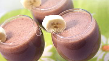 Рецепт Бананова-шоколадного коктейль