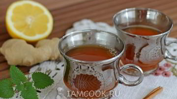 Рецепт Чая с имбирем