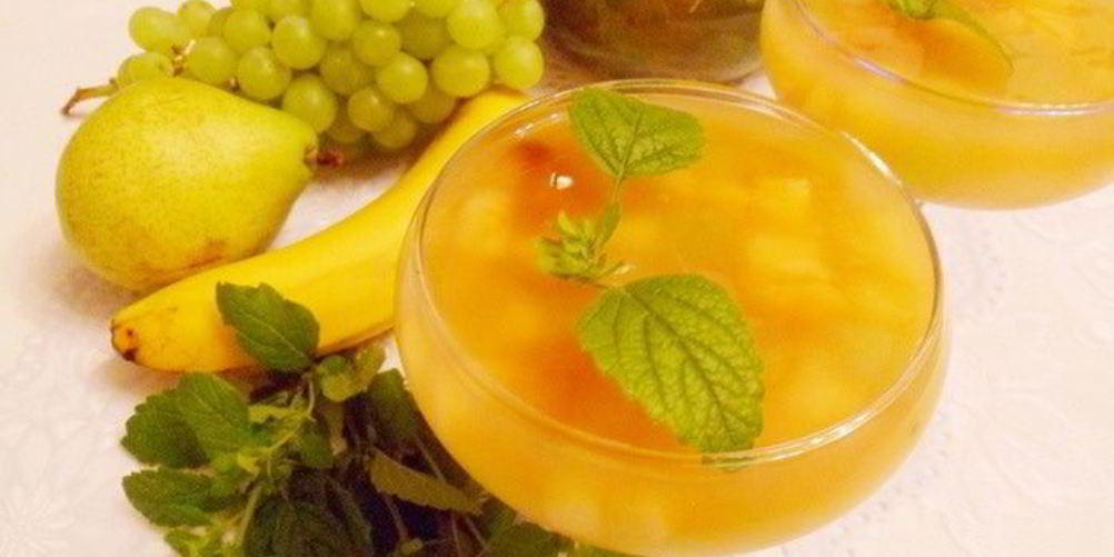 Как приготовить чайное желе с фруктами