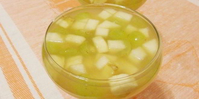 Рецепт чайного желе с фруктами