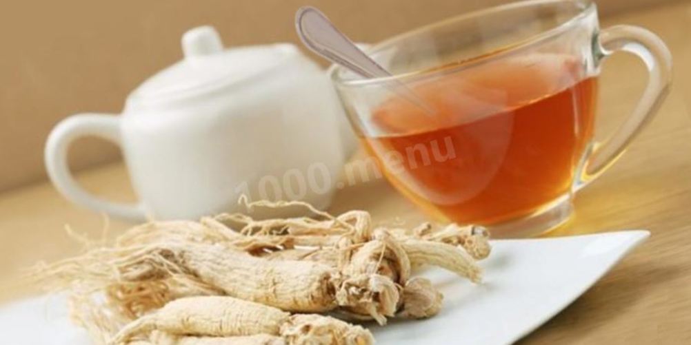 Как приготовить черный чай с женьшенем