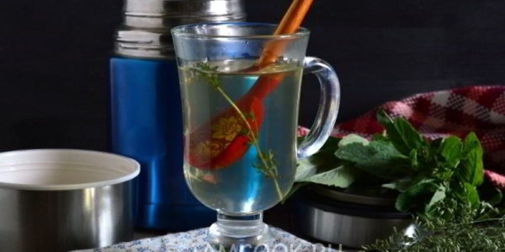 Как приготовить травяной чай в термосе