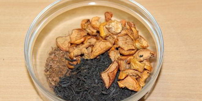 Рецепт яблочного чая с пряностями