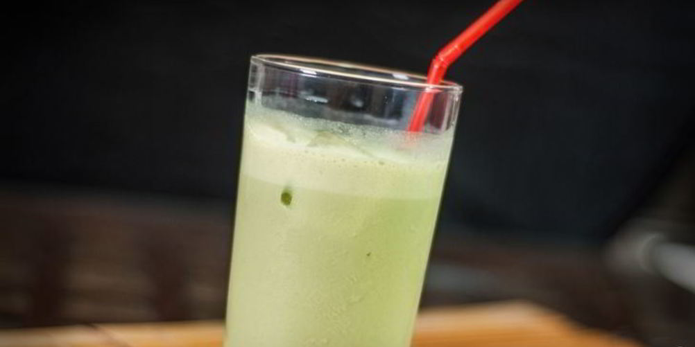 Как приготовить зеленый чай латте