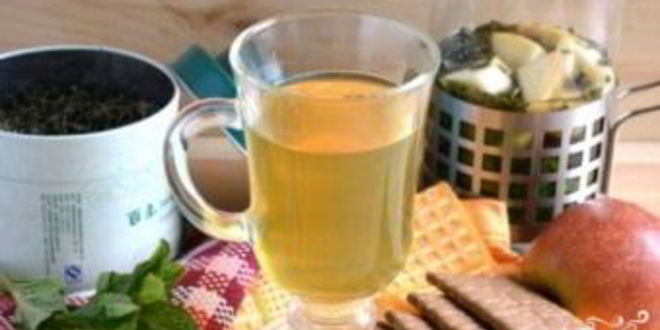 Рецепт зеленого чая с ромашкой