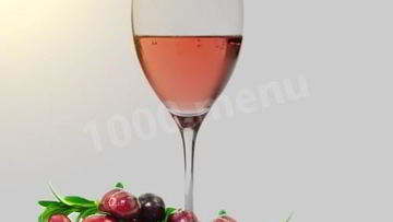 Рецепт Домашнего клюквенного вина из клюквы