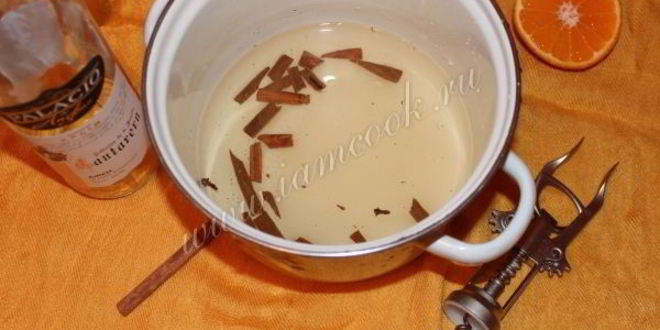 Рецепт глинтвейна из белого вина