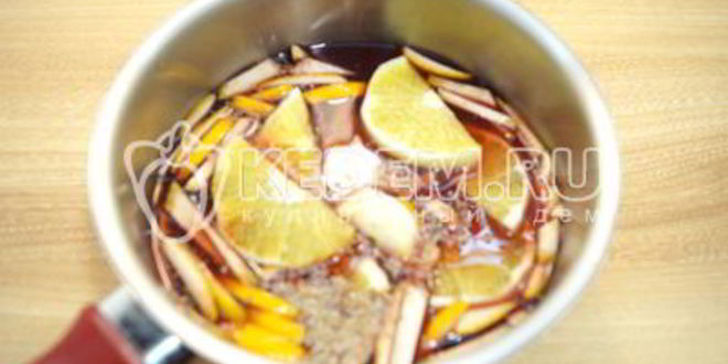 Рецепт глинтвейна с апельсином