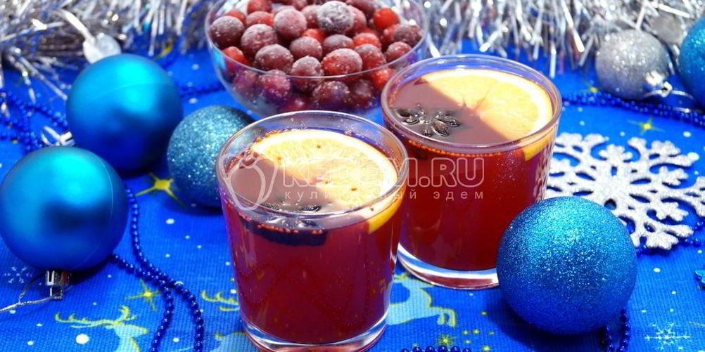 Как приготовить клюквенный безалкогольный глинтвейн