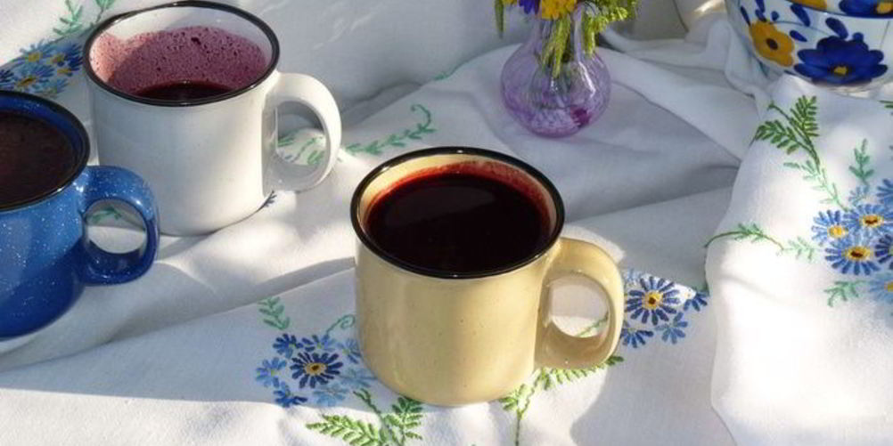 Как приготовить бархатный чернично-сливочный кисель