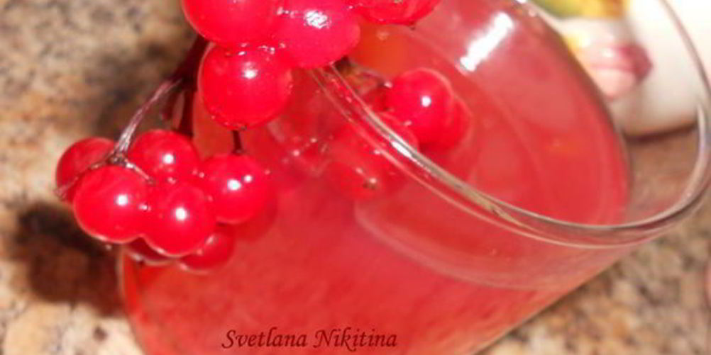 Как приготовить кисель из калины