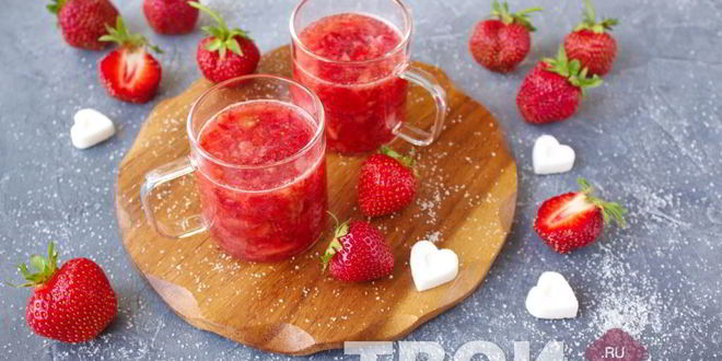 Рецепт киселя из клубники