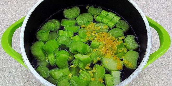 Рецепт киселя из ревеня