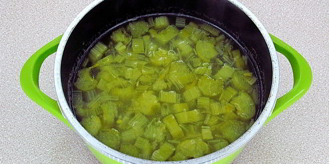 Рецепт киселя из ревеня