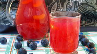 Рецепт Киселя из терна и абрикосов