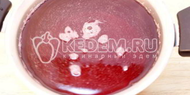 Рецепт киселя из вишни