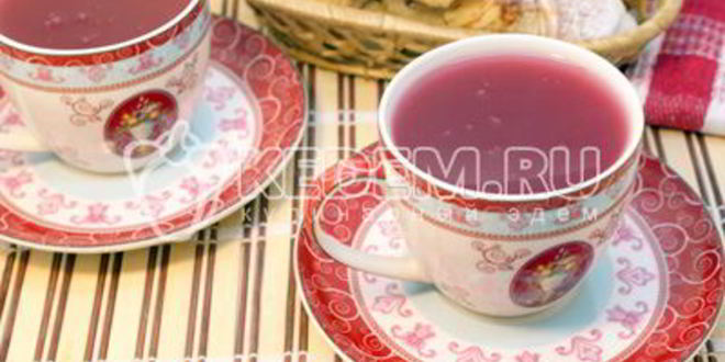 Рецепт киселя из вишни