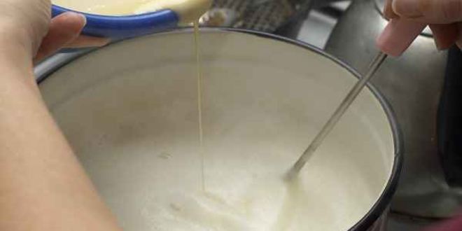 Рецепт киселя молочного