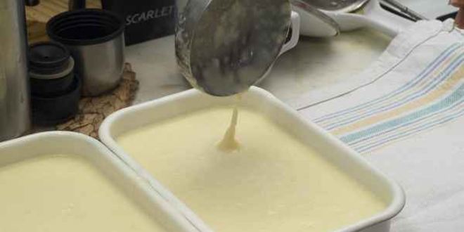 Рецепт киселя молочного