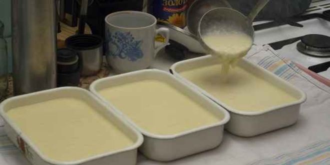 Рецепт киселя молочного