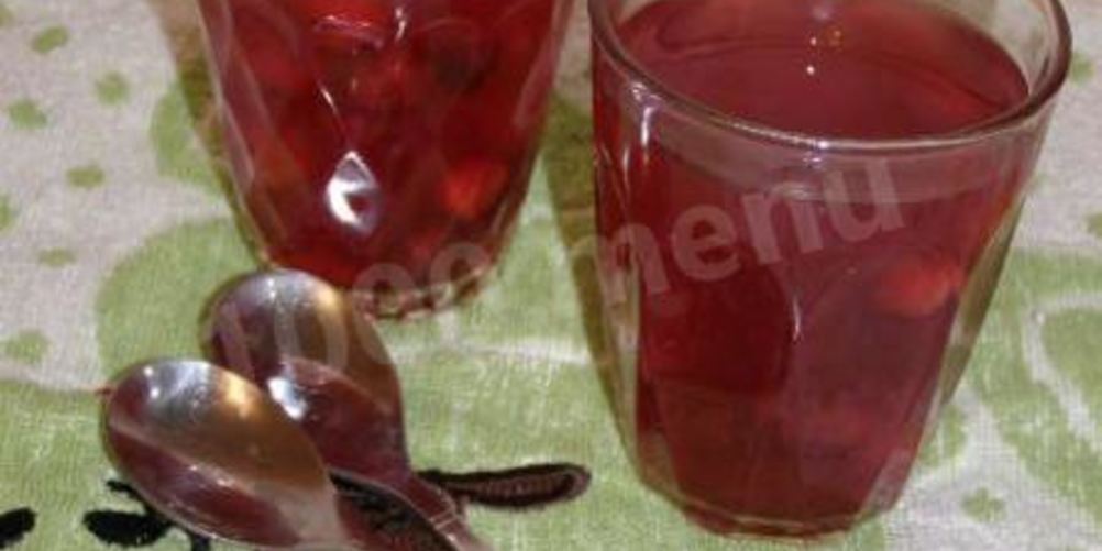 Как приготовить кисель вишенка с крахмалом