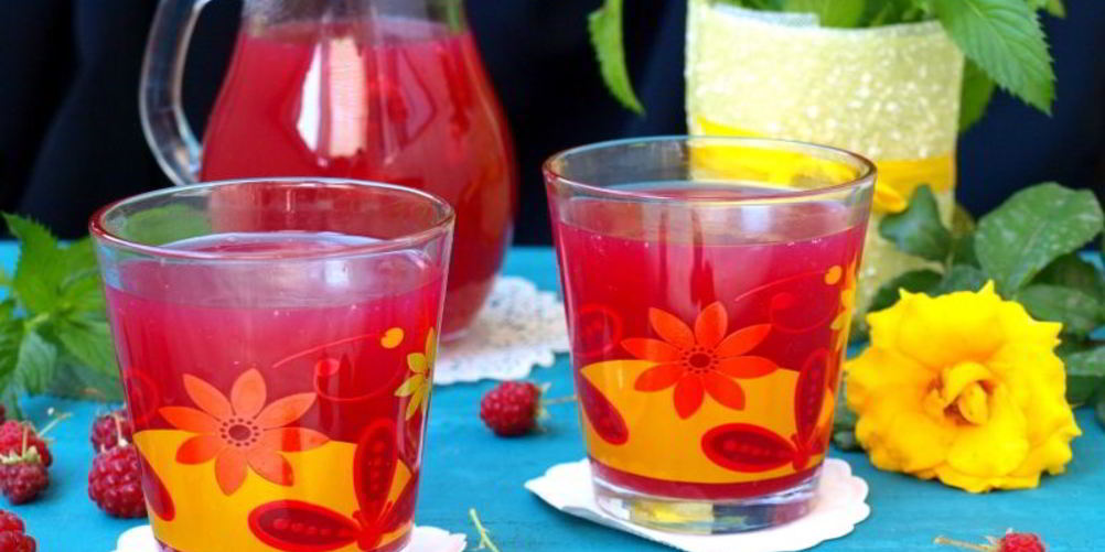 Как приготовить малиновый кисель с мятой