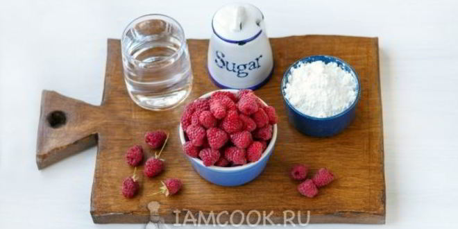 Рецепт малинового киселя