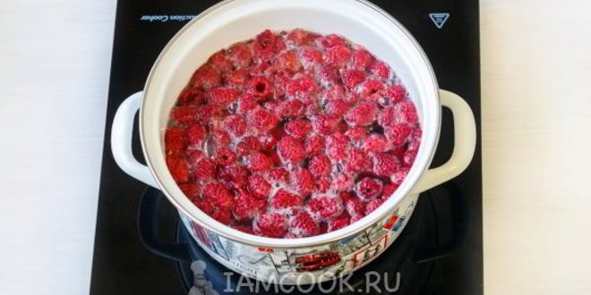 Рецепт малинового киселя