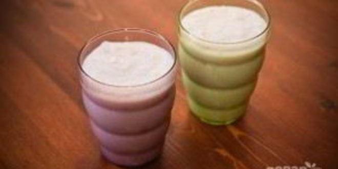 Рецепт молочного киселя с малиной