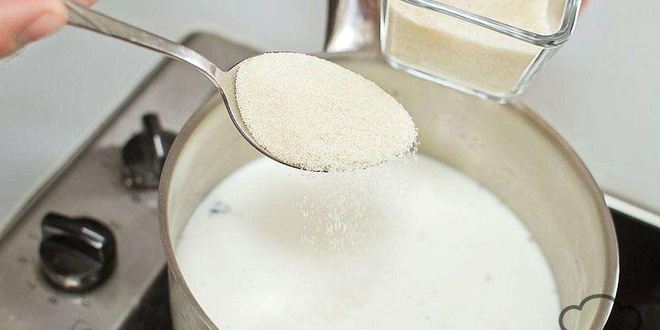 Рецепт молочного киселя с ванилью