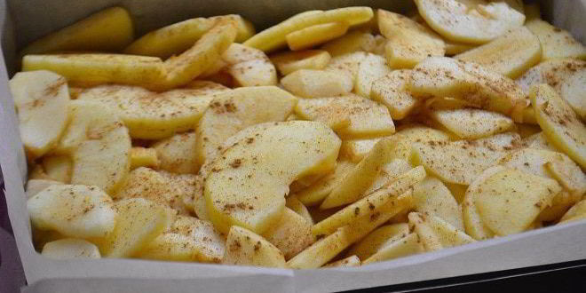 Рецепт пляцка яблоки под кисельным небом