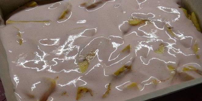 Рецепт пляцка яблоки под кисельным небом