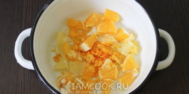 Рецепт цитрусового киселя