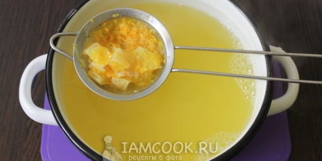 Рецепт цитрусового киселя