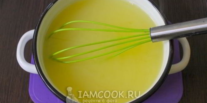 Рецепт цитрусового киселя