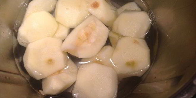 Рецепт яблочно-молочного кисель