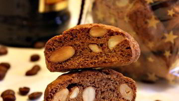 Рецепт Кантуччей с эспрессо и марципаном