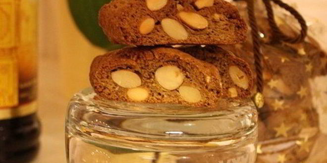 Рецепт кантуччей с эспрессо и марципаном