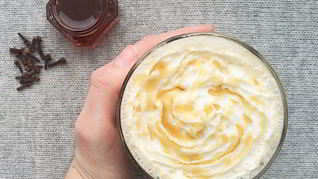 Рецепт Кофе латте с гвоздикой и гречишным медом