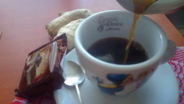 Рецепт Кофе с имбирем и корицей