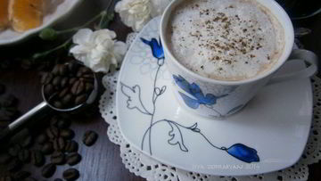 Рецепт Кофе со сгущенным молоком и кориандром