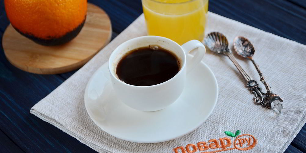 Как приготовить кофе в апельсине бодрячок