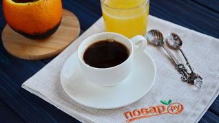 Рецепт Кофе в апельсине Бодрячок
