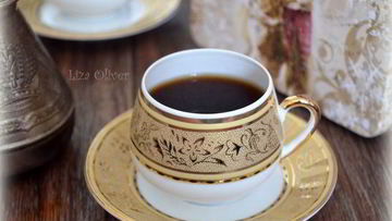 Рецепт Крепкого черного кофе По-восточному